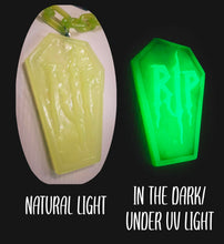 Load image into Gallery viewer, Rest & Glow in Darkness Pastel Goth Coffin NeckChain