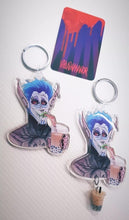 Load image into Gallery viewer, Boba Tea Vyktor Glitter Keyring