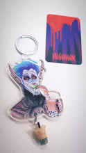 Load image into Gallery viewer, Boba Tea Vyktor Glitter Keyring