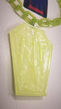 Load image into Gallery viewer, Rest & Glow in Darkness Pastel Goth Coffin NeckChain