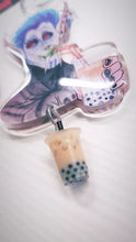 Load image into Gallery viewer, Boba Tea Vyktor Glitter Keyring