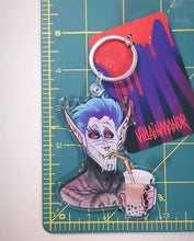 Load image into Gallery viewer, Boba Tea Vyktor Glitter Keyring