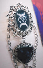 Load image into Gallery viewer, Wiccan Cat Brooch
