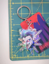 Load image into Gallery viewer, Cheeky Vyktor Holographic Keychain
