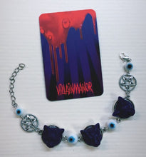 Load image into Gallery viewer, Mystique Wiccan Cat Color Shifting Bracelet
