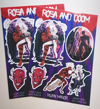 Load image into Gallery viewer, Rosa &amp; Doom Sticker Sheet
