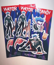 Load image into Gallery viewer, Vyktor Sticker Sheet
